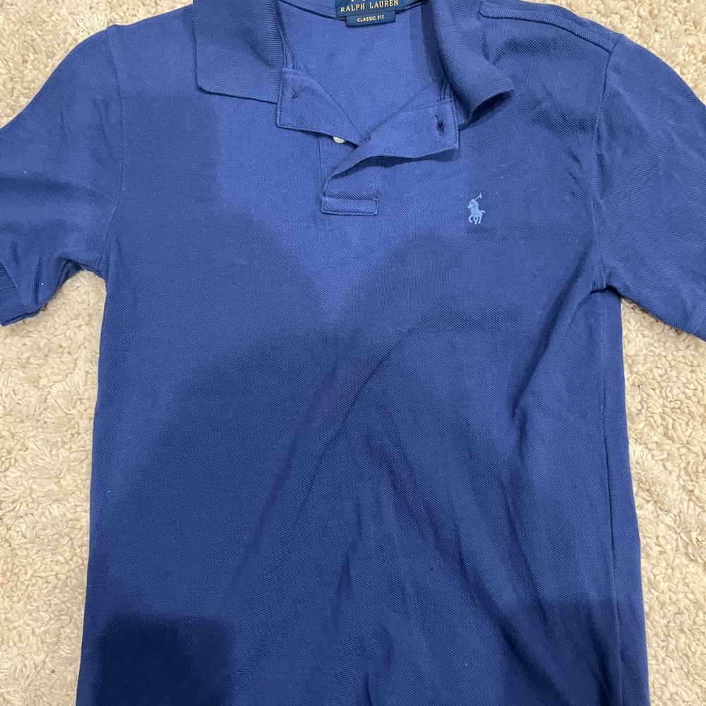 Ralph Lauren Blue Polo Shirt boys